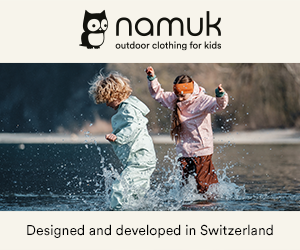 Outdoorkleider für Kinder von Namuk (Werbebanner Namuk)