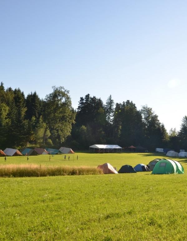 Lagerplatz Buttisholz bei Sonnenschein