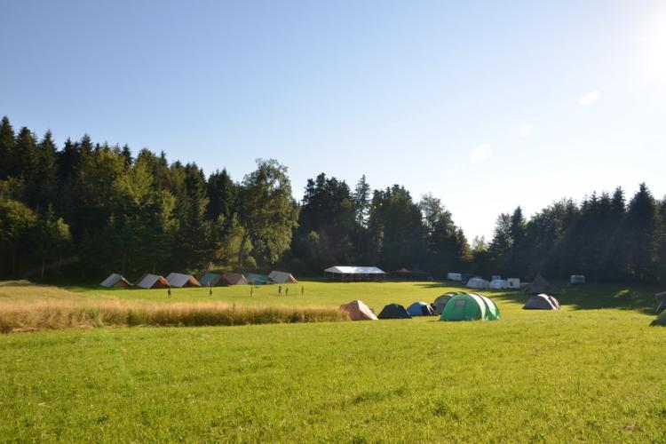 Lagerplatz Buttisholz bei Sonnenschein