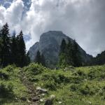 Aussicht vom Lagerplatz aus inklusive Lagerfeuer