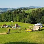 Lagerplatz bei Sonne